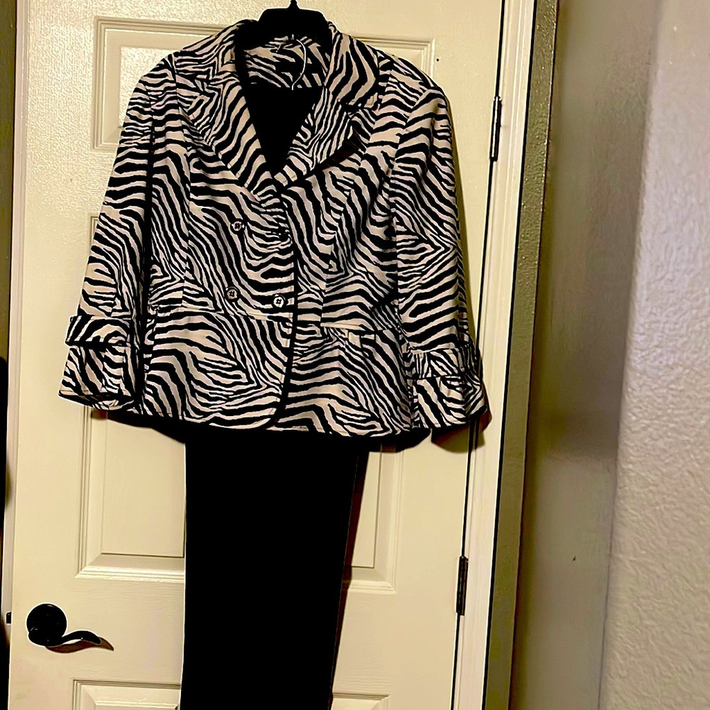 2 piece pant and jacket suit